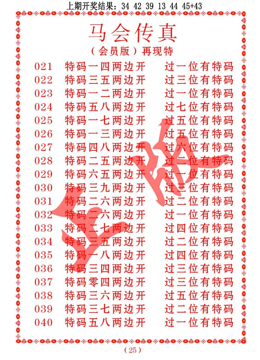 038期马会传真[图]