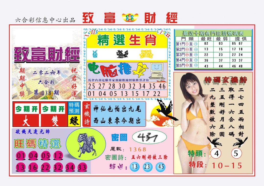 038期致富财经[图]