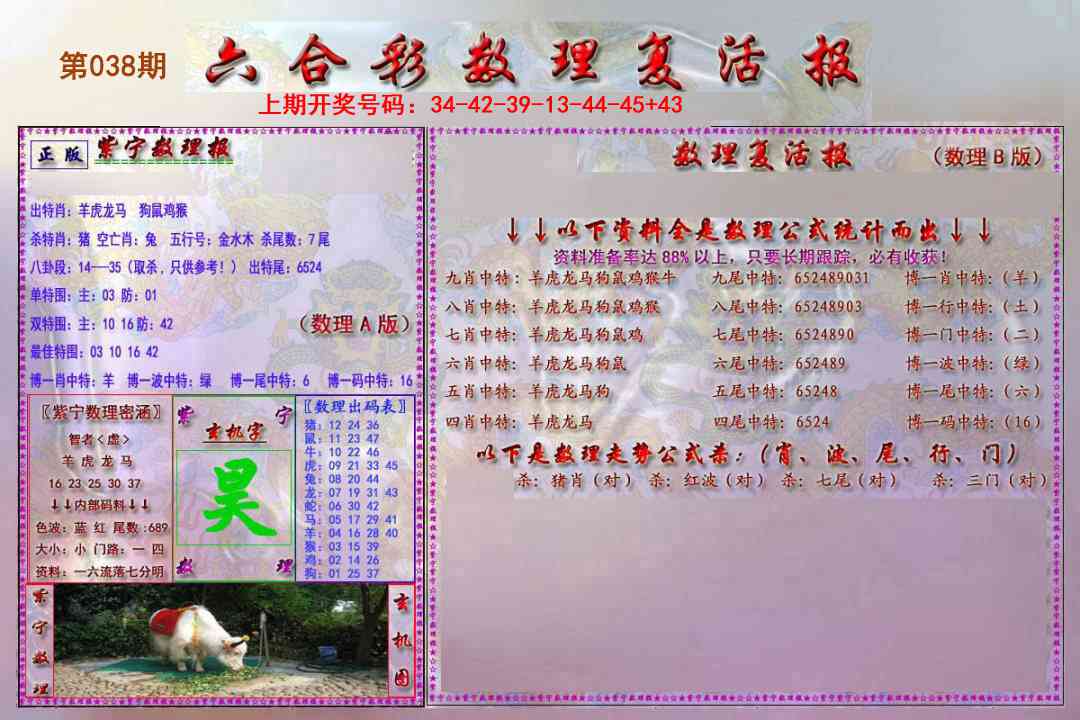 038期数理复活报[图]