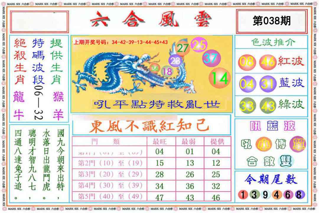 038期六合风云《另版》[图]