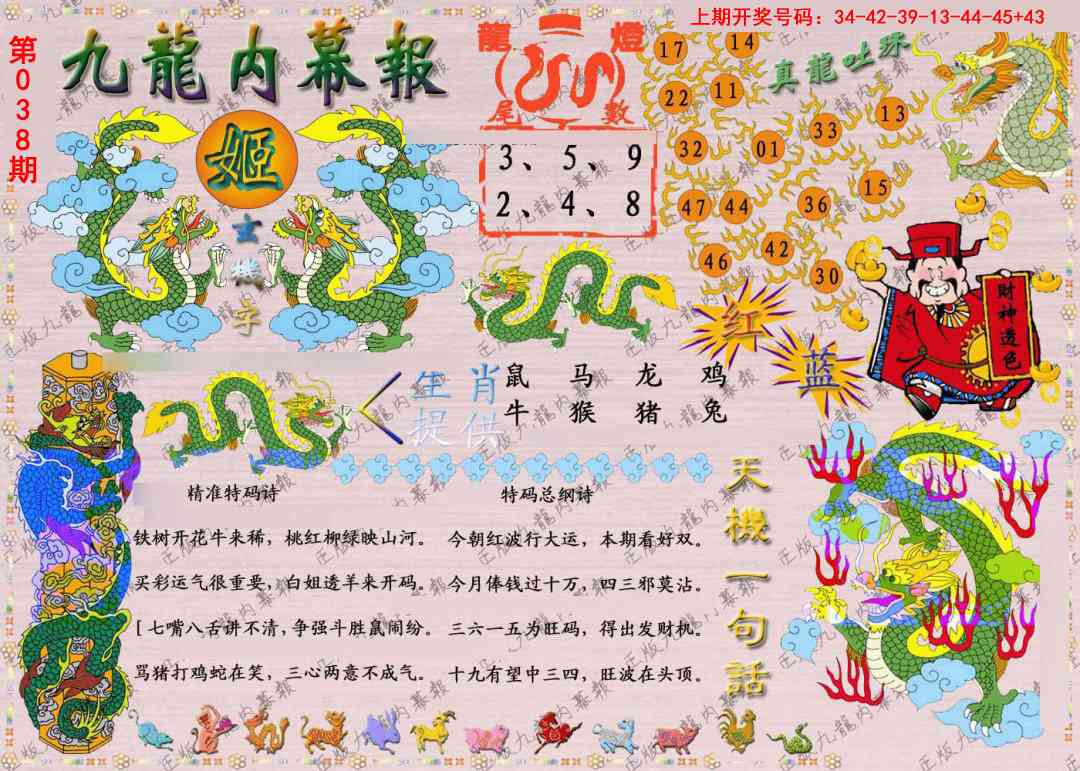 038期正版九龙内幕报[图]