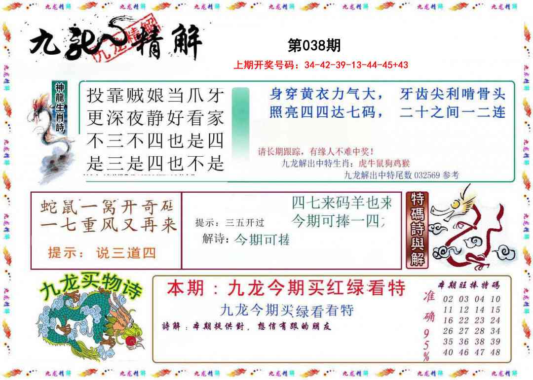 038期九龙精解[图]