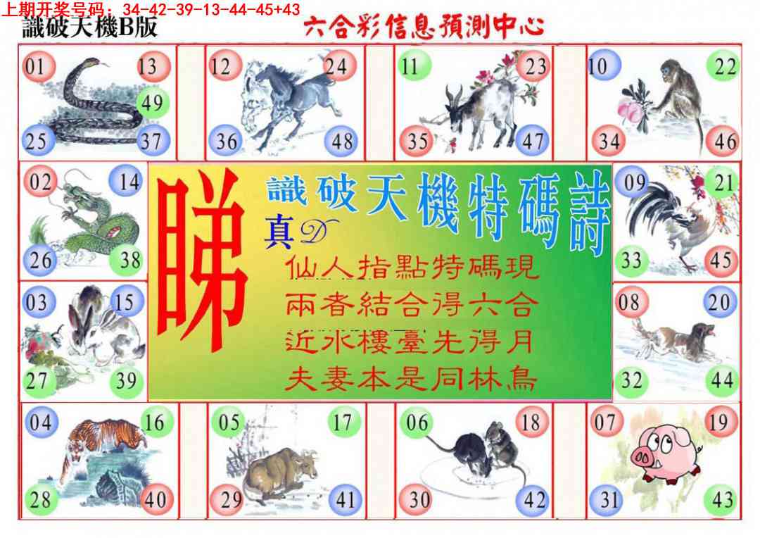 038期识破天机B版[图]