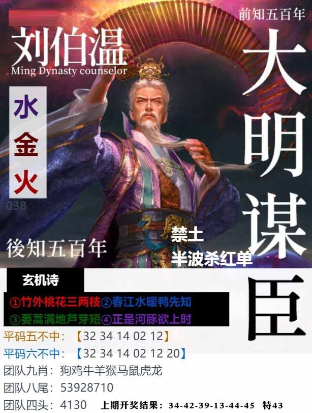 038期大明谋臣[图]