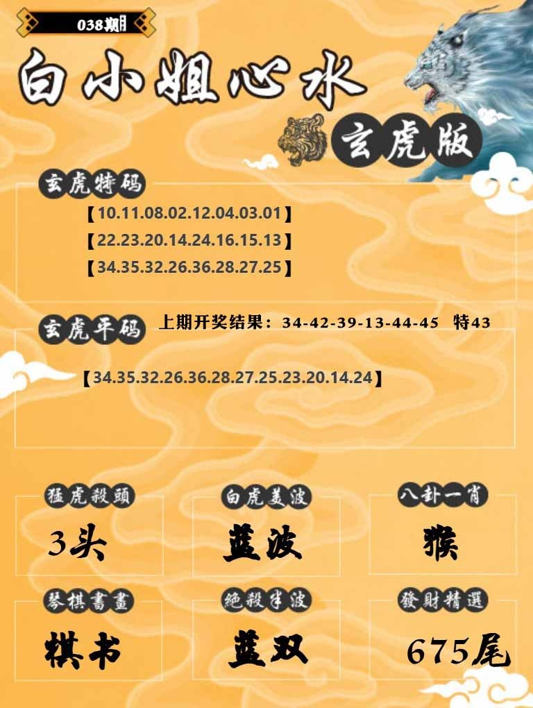 038期白小姐玄虎[图]